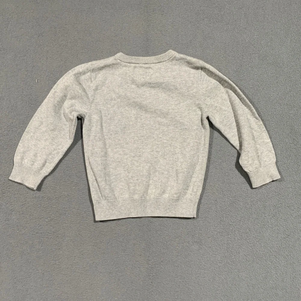 The Childrens Place Argyle Sweater Gray Blue Cream Kids‎ Size 3T Cotton